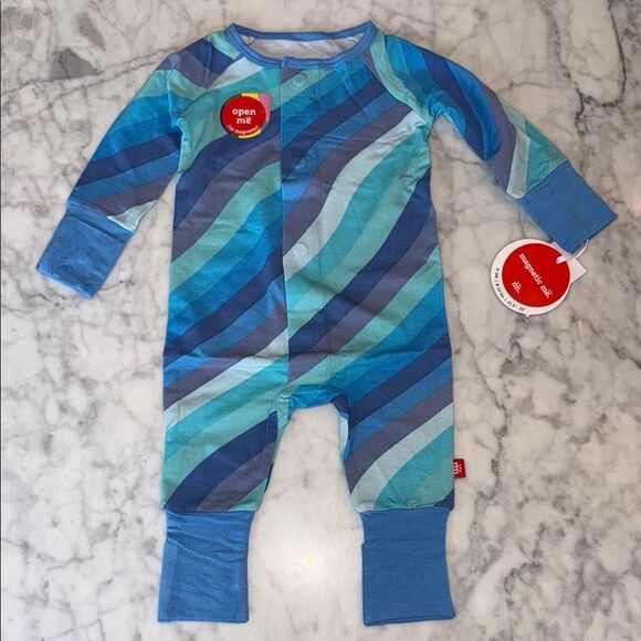 NWT MAGNETIC ME BLUE MODAL CONVERTIBLE COVERALL - Picture 1 of 6